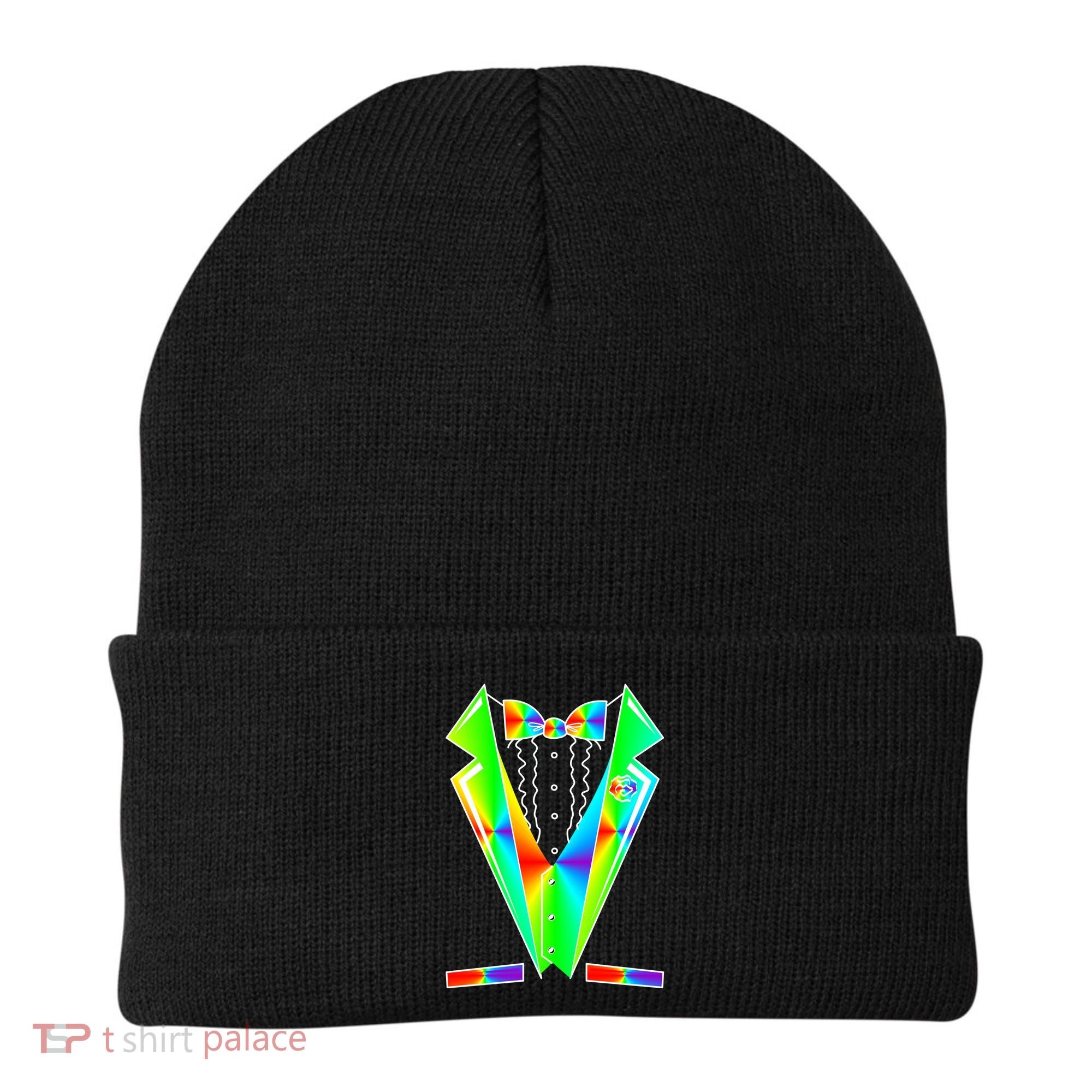 Tux Tuxedo With Pockets Rose Tie Dye Beanie