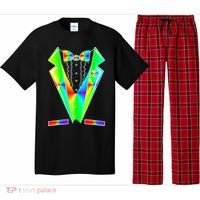 Tux Tuxedo With Pockets Rose Tie Dye Pajama Set thumb 0