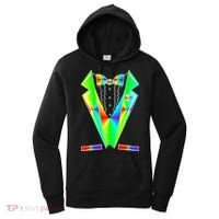Tux Tuxedo With Pockets Rose Tie Dye Women's Hoodie thumb 0
