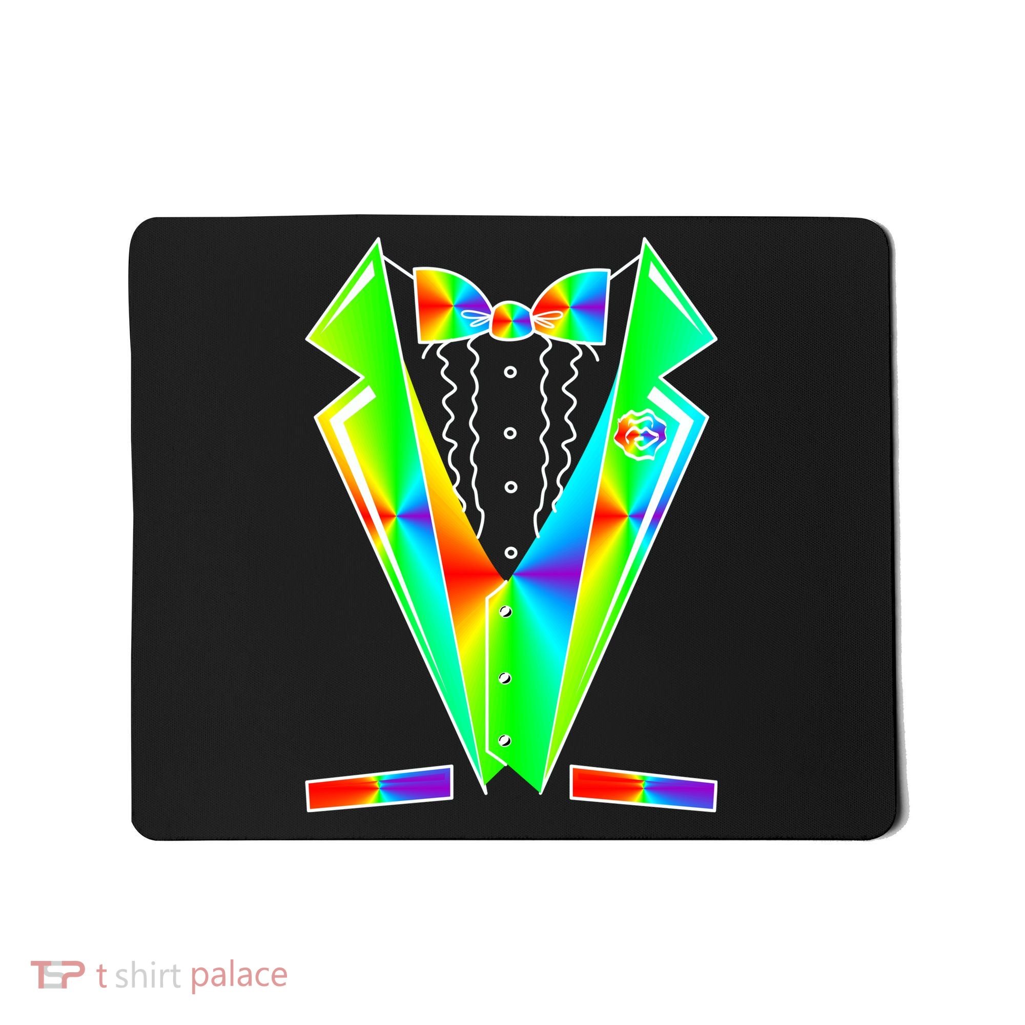 Tux Tuxedo With Pockets Rose Tie Dye Mousepad