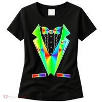 Tux Tuxedo With Pockets Rose Tie Dye Women's T-Shirt thumb 0