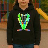 Tux Tuxedo With Pockets Rose Tie Dye Kids Hoodie thumb 3