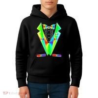 Tux Tuxedo With Pockets Rose Tie Dye Kids Hoodie thumb 4