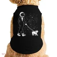 Tuxedo Astronaut Walking Dog Doggie Tank thumb 0