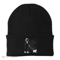 Tuxedo Astronaut Walking Dog Beanie thumb 0