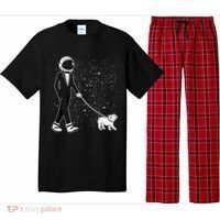 Tuxedo Astronaut Walking Dog Pajama Set thumb 0