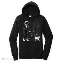 Tuxedo Astronaut Walking Dog Women's Hoodie thumb 0