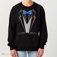 Tuxedo Suit Bachelor Party Women's Sweatshirt thumb 0