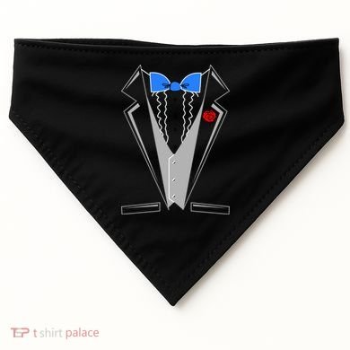 Tuxedo Suit Bachelor Party USA-Made Doggie Bandana
