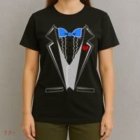 Tuxedo Suit Bachelor Party T-Shirt thumb 4