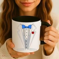 Tuxedo Suit Bachelor Party Coffee Mug thumb 3