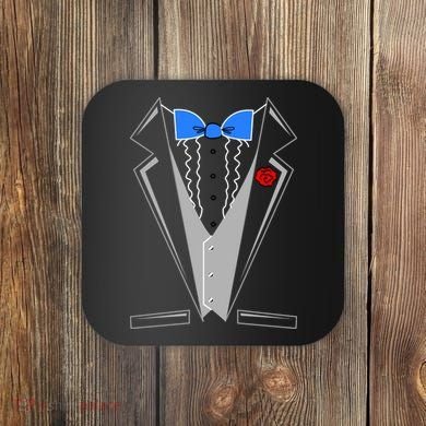 Tuxedo Suit Bachelor Party Coaster
