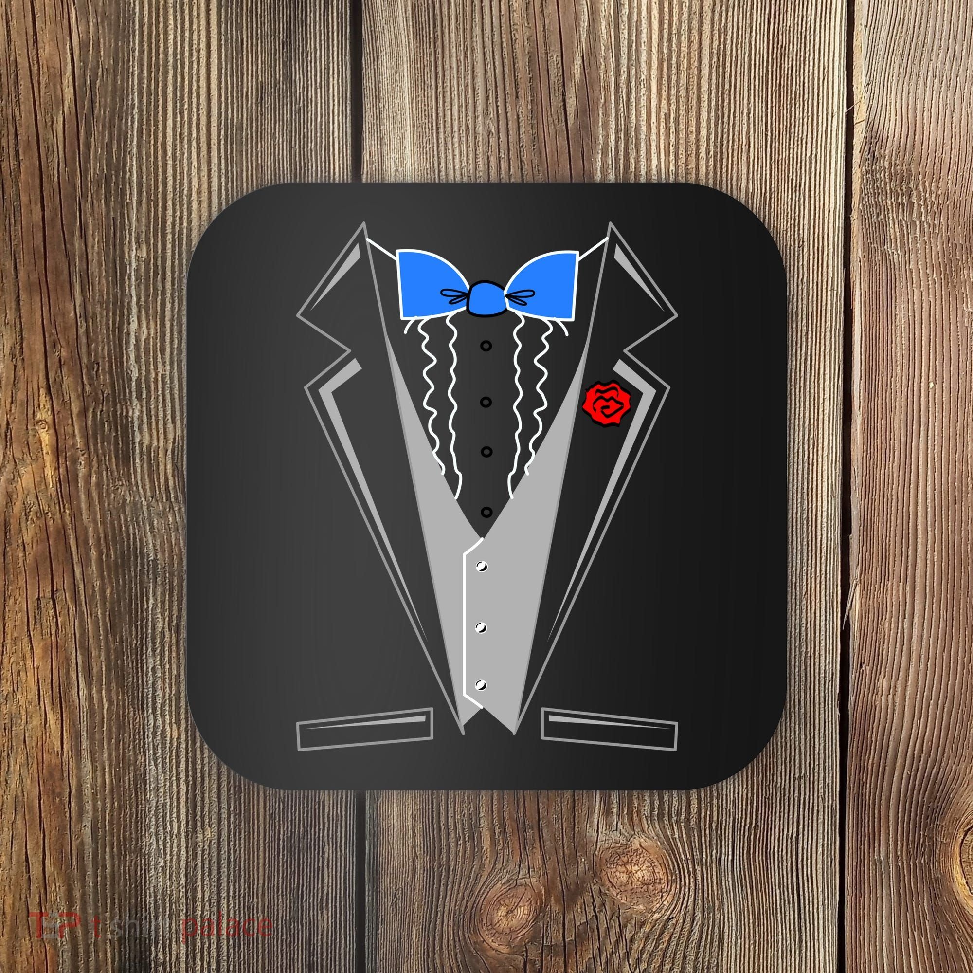 Tuxedo Suit Bachelor Party Coaster