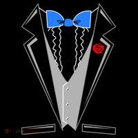Tuxedo Suit Bachelor Party Women's Hoodie thumb 2