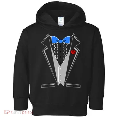 Tuxedo Suit Bachelor Party Toddler Hoodie