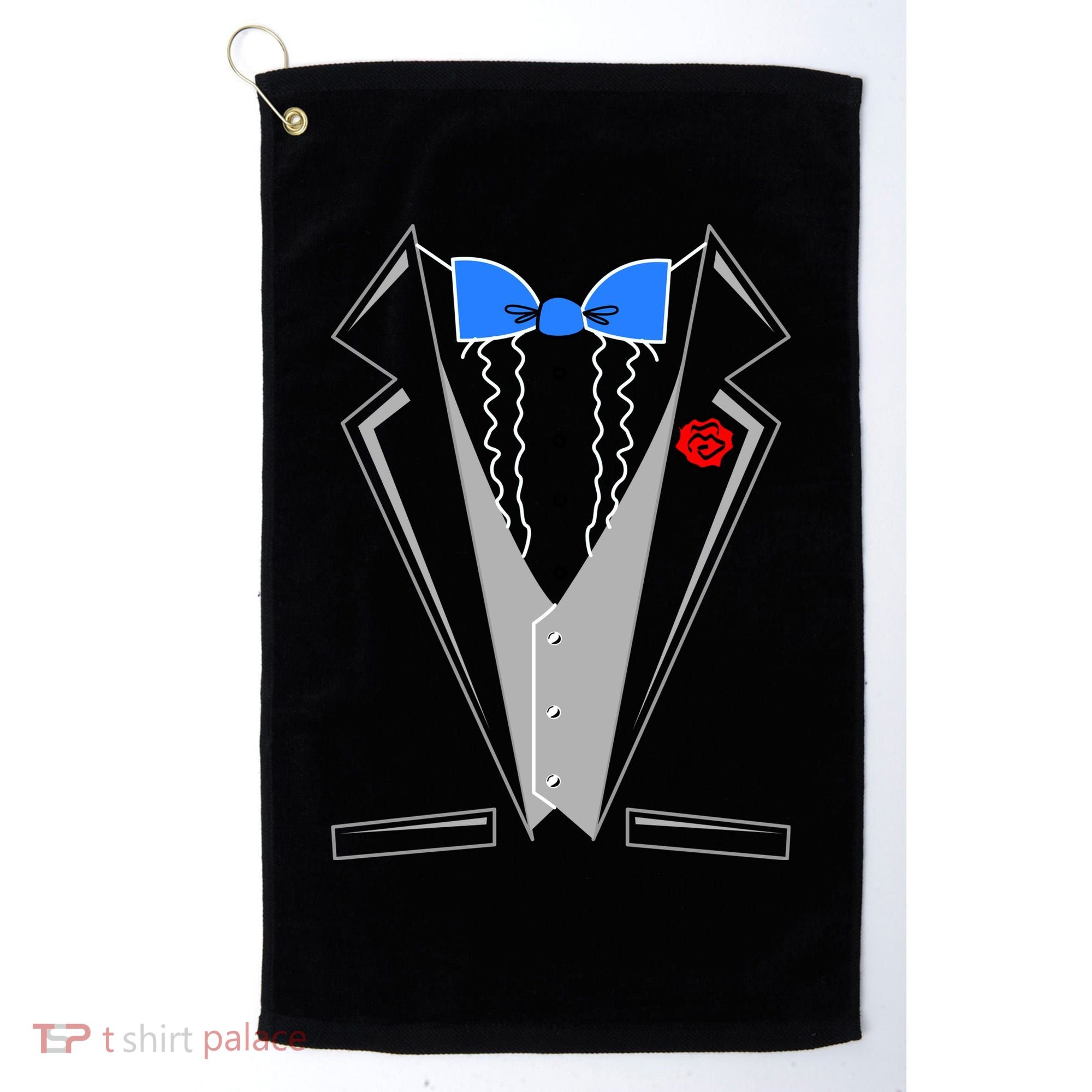 Tuxedo Suit Bachelor Party Golf Towel