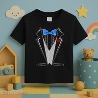 Tuxedo Suit Bachelor Party Toddler T-Shirt thumb 3