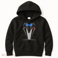 Tuxedo Suit Bachelor Party Kids Hoodie thumb 0