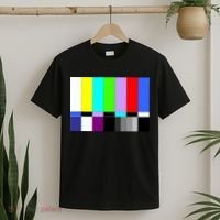TV Colors Bars Organic Screen Retro T-Shirt thumb 2