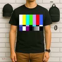 TV Colors Bars Organic Screen Retro T-Shirt thumb 6