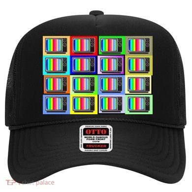 TV Screen No Signal Bars - Vintage Classic Hat