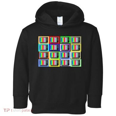 TV Screen No Signal Bars - Vintage Classic Toddler Hoodie