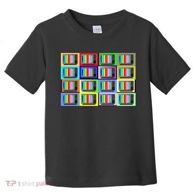 TV Screen No Signal Bars - Vintage Classic Toddler T-Shirt