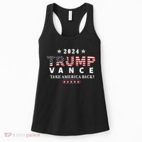 Trump Vance 2024 President Trump Supporter Reelection Women's Tank Top thumb 0