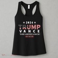 Trump Vance 2024 President Trump Supporter Reelection Women's Tank Top thumb 3