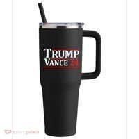 Trump Vance 24 Trump 2024 40oz Vacuum Insulated Stainless Steel Travel Tumbler thumb 0