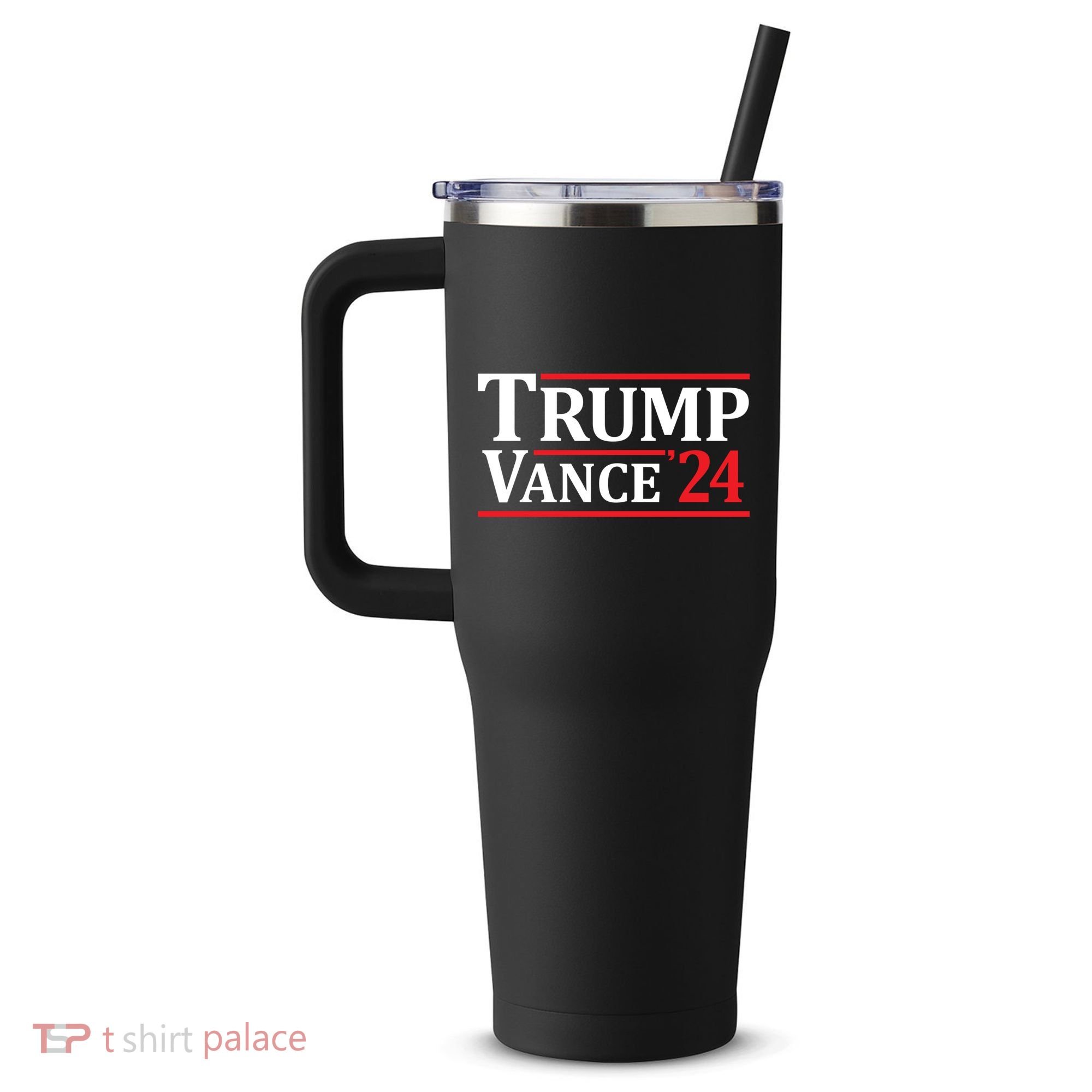 Trump Vance 24 Trump 2024 40oz Vacuum Insulated Stainless Steel Travel Tumbler