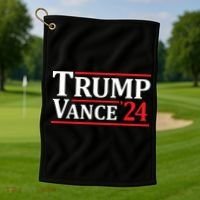 Trump Vance 24 Trump 2024 Golf Towel thumb 1