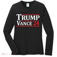 Trump Vance 24 Trump 2024 Women's Long Sleeve Shirt thumb 0