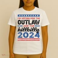 Trump Vance 2024 Donald J.D. Outlaw And The Hillbilly T-Shirt thumb 4