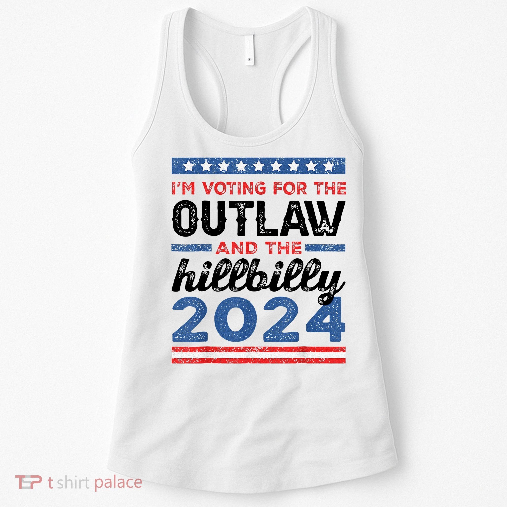 Trump Vance 2024 Donald J.D. Outlaw And The Hillbilly Women's Tank Top