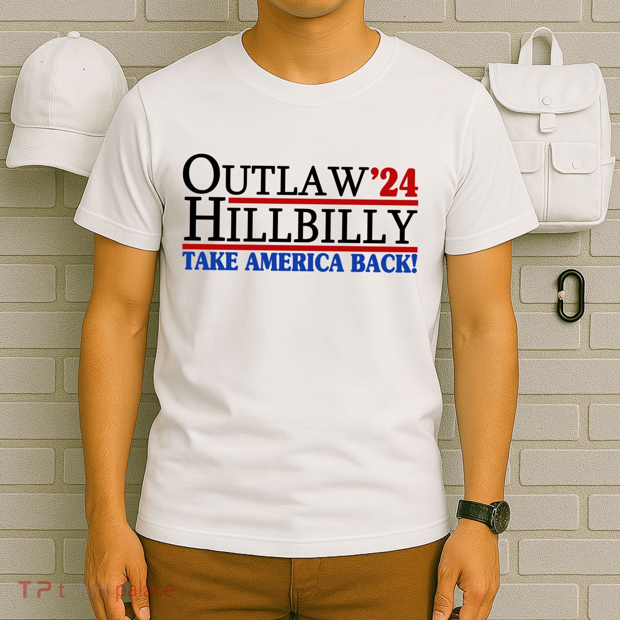 Trump Vance 2024 Outlaw Hillbilly Take America Back T-Shirt