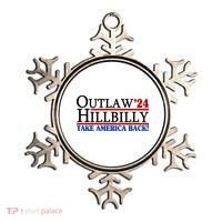 Trump Vance 2024 Outlaw Hillbilly Take America Back Ornament thumb 0
