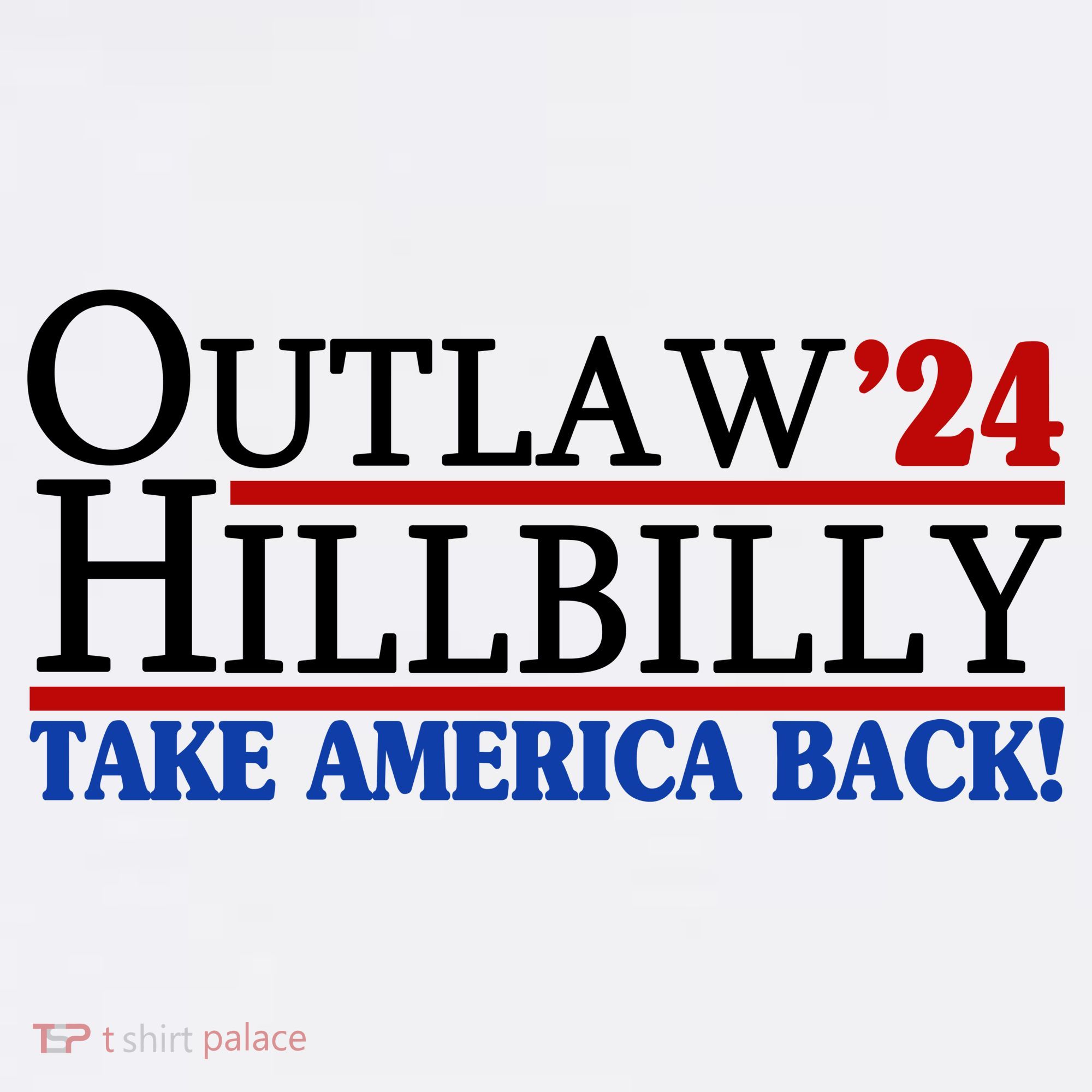 Trump Vance 2024 Outlaw Hillbilly Take America Back Women's Tank Top