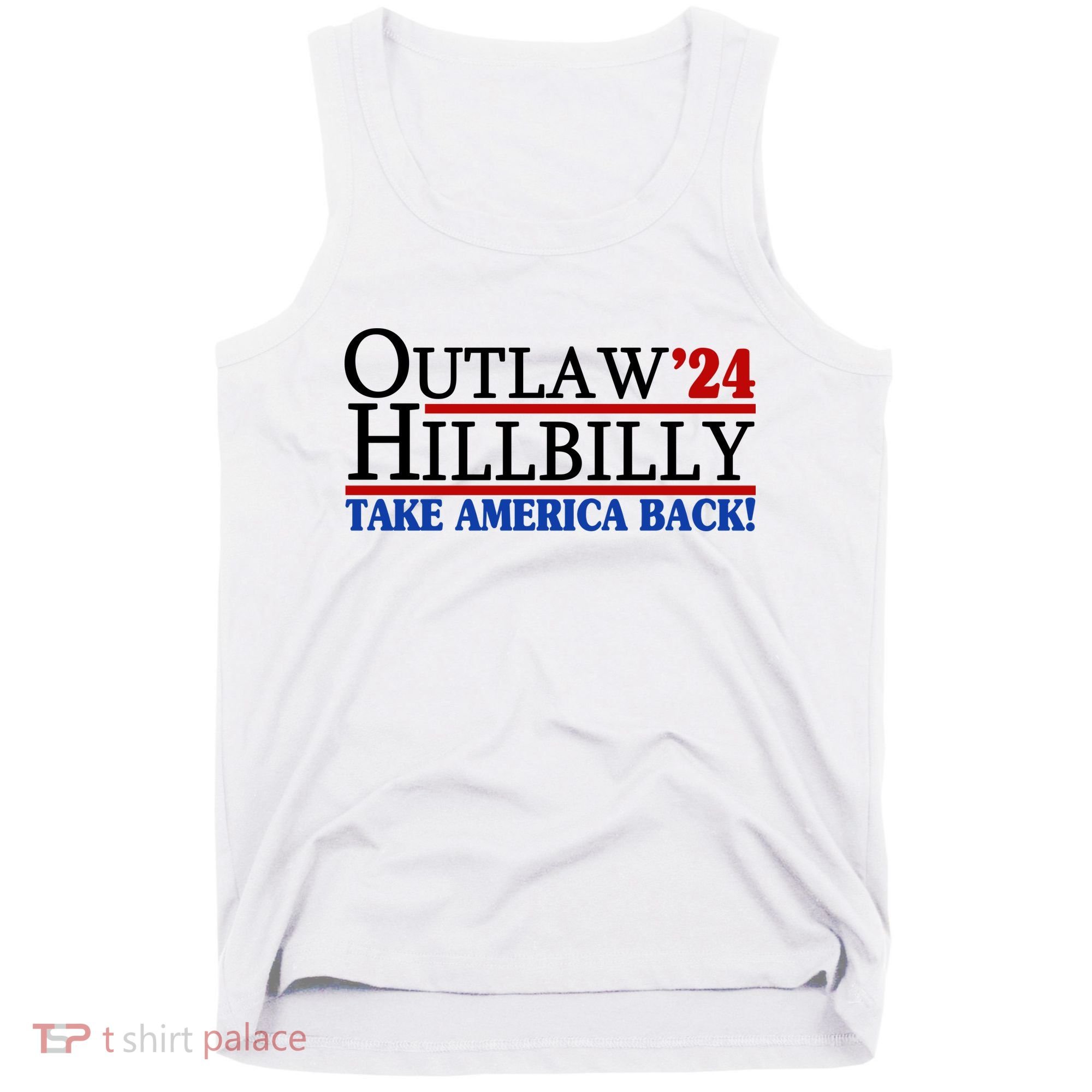 Trump Vance 2024 Outlaw Hillbilly Take America Back Tank Top