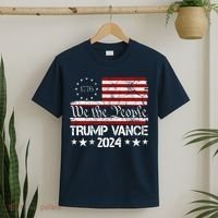 Trump Vance 2024 President Trump Usa Flag Election T-Shirt thumb 2