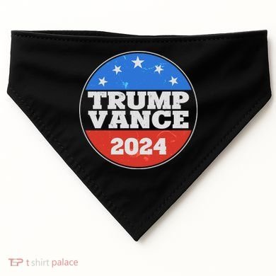 Trump Vance 2024 USA-Made Doggie Bandana