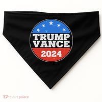 Trump Vance 2024 USA-Made Doggie Bandana thumb 0