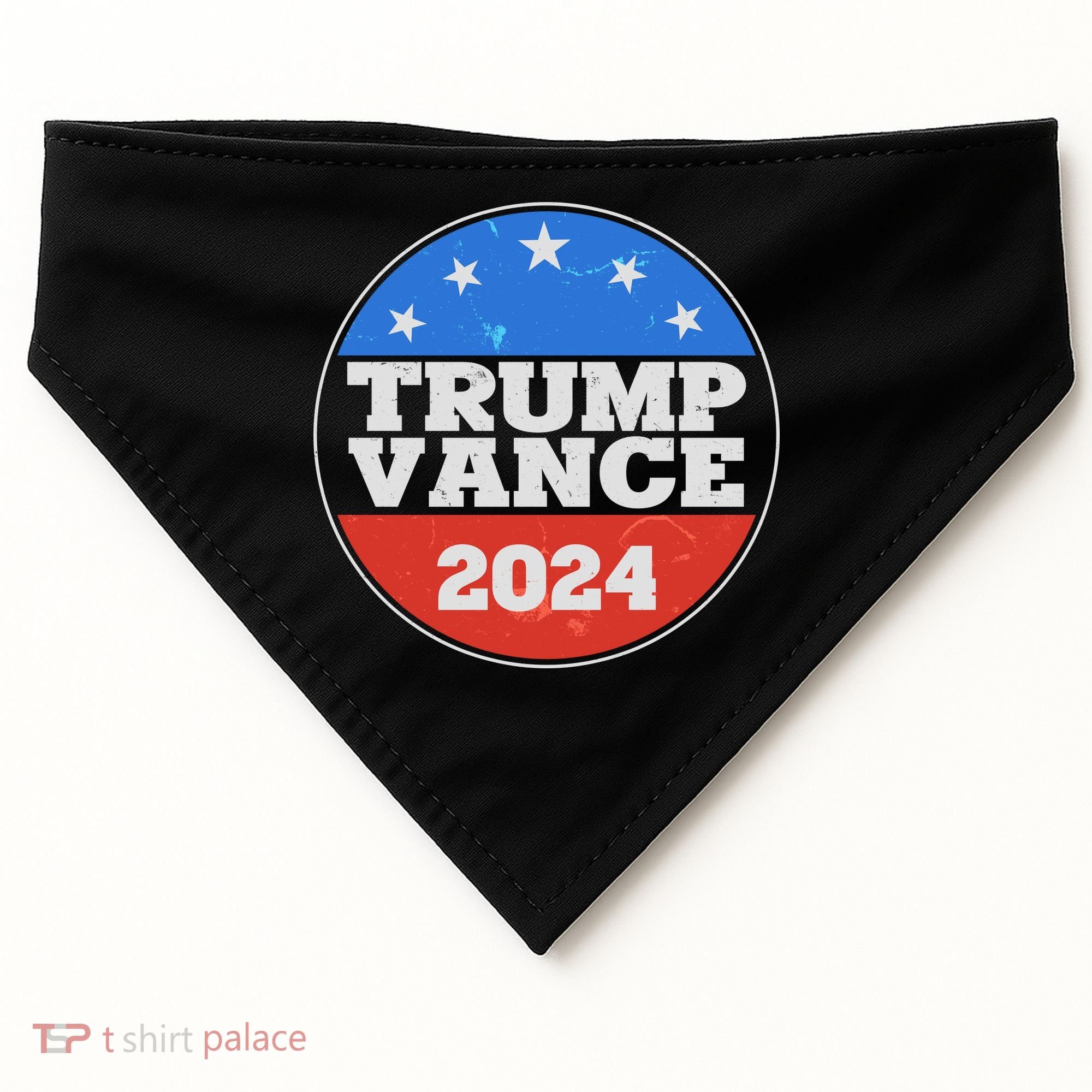 Trump Vance 2024 USA-Made Doggie Bandana