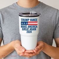 Trump Vance 2024 Make America Great Again Tumbler thumb 2