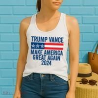 Trump Vance 2024 Make America Great Again Women's Tank Top thumb 2