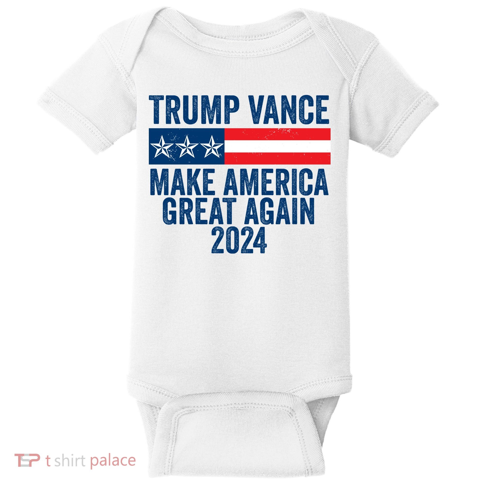 Trump Vance 2024 Make America Great Again Baby Bodysuit