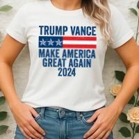 Trump Vance 2024 Make America Great Again Women's T-Shirt thumb 2