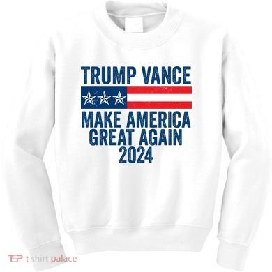 Trump Vance 2024 Make America Great Again Kids Sweatshirt