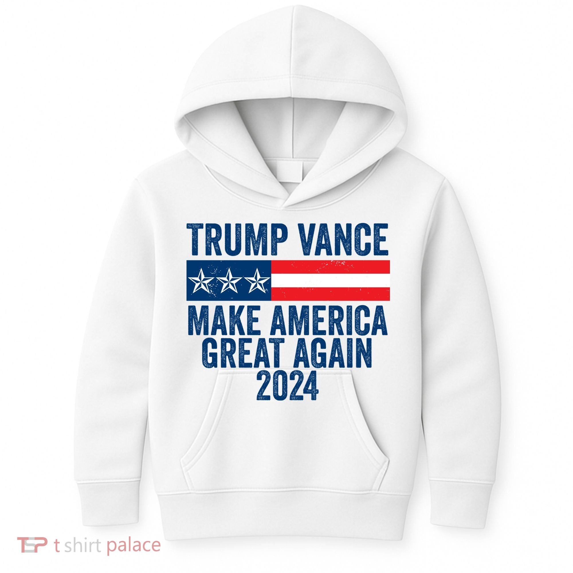 Trump Vance 2024 Make America Great Again Kids Hoodie
