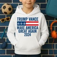 Trump Vance 2024 Make America Great Again Kids Hoodie thumb 2